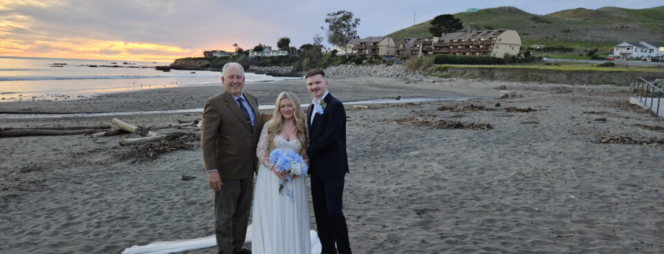 Beach Sunset Wedding with Zach and Sierra A wedding on the coast is the best!